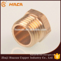 Good quality BSP NPT copper male end union brass end cap union for pipe fitting